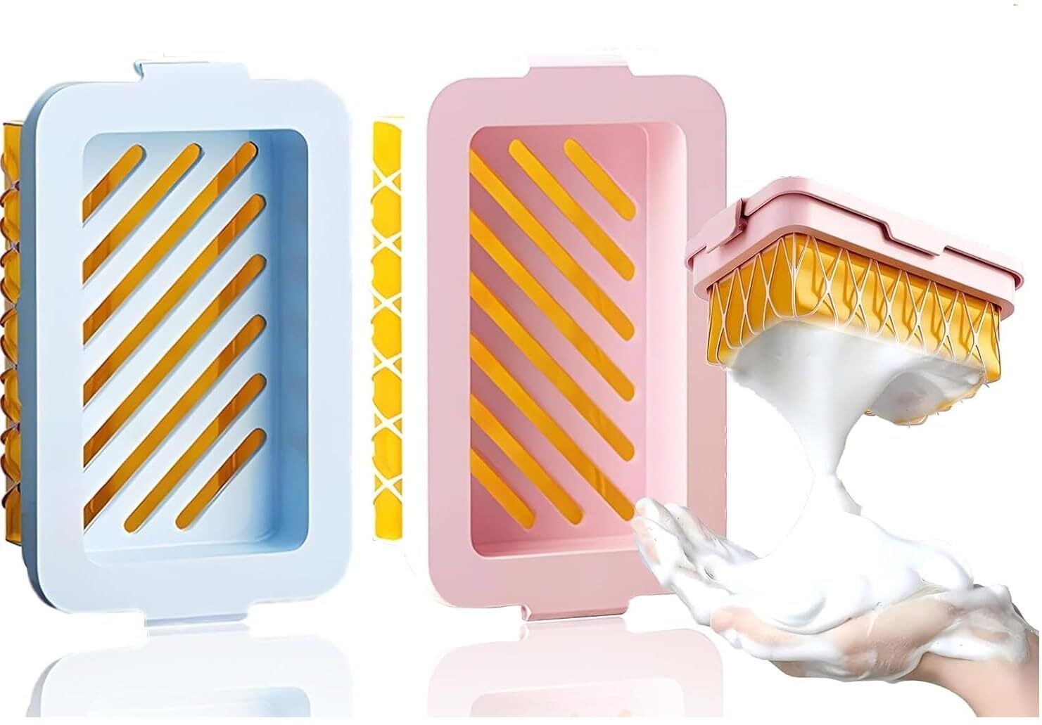 Multifunction Soap Mesh Bag Foaming Soap Saver Pouch for Shower & Washing-image-32
