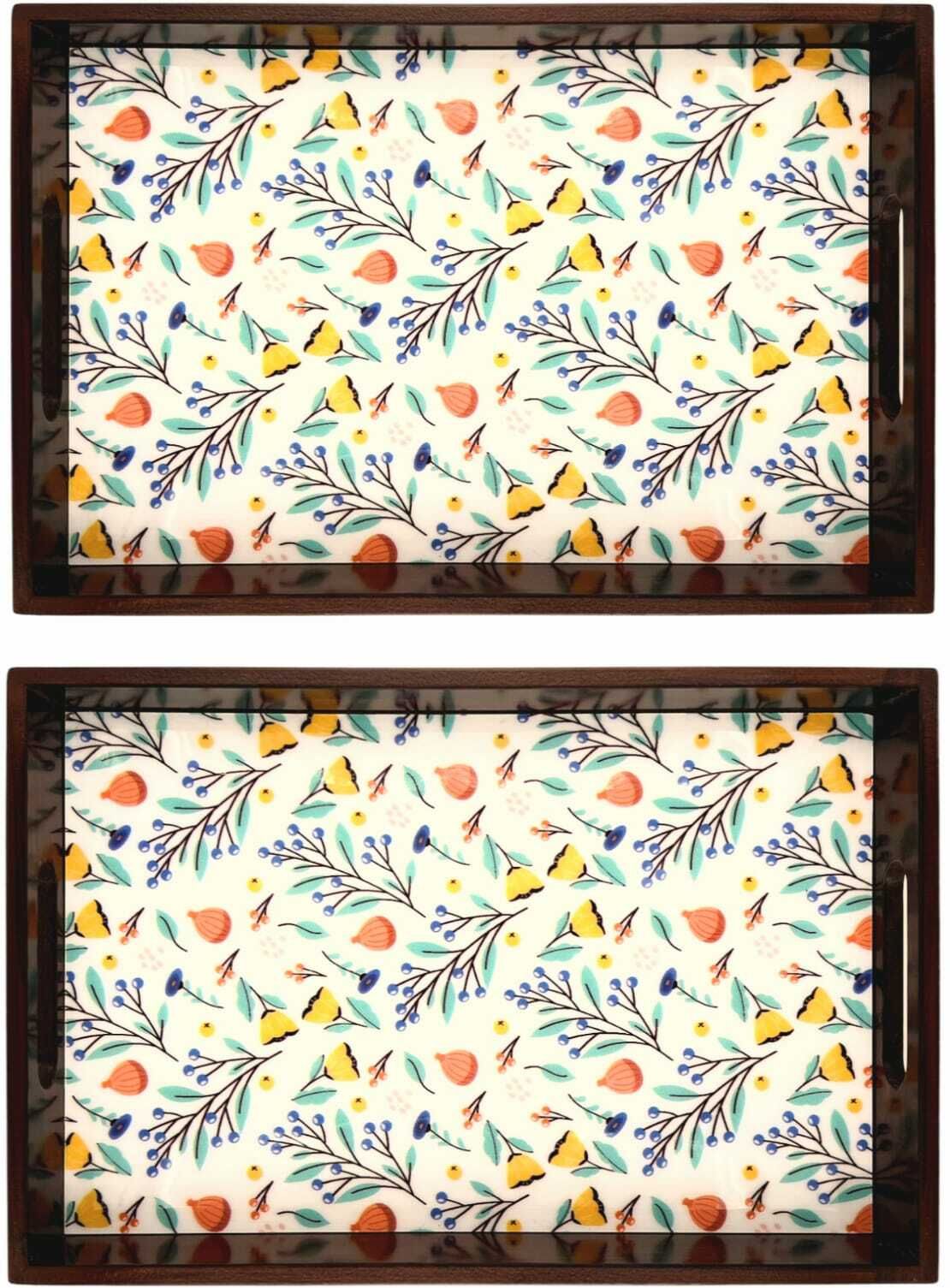 angira handicrafts Tray Serving Set-picture-20