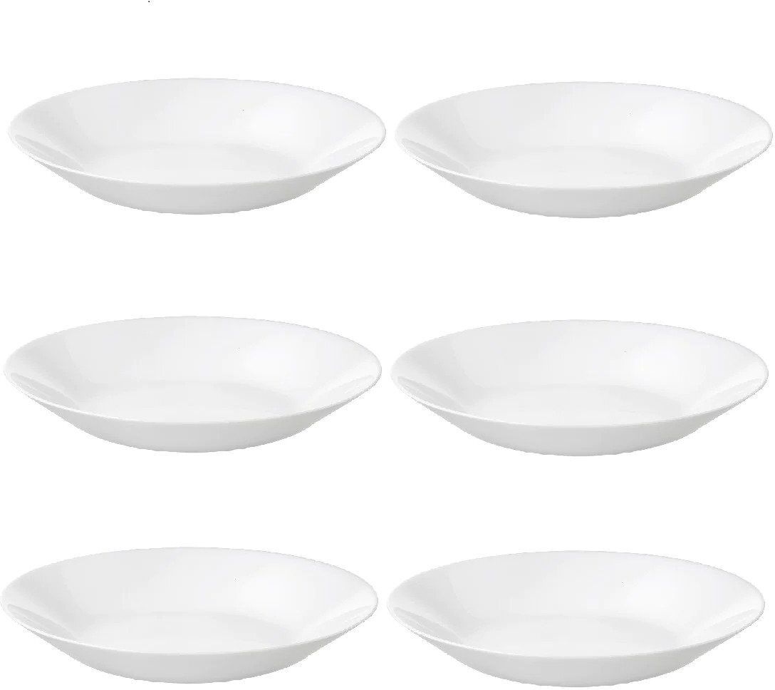 ikea Digital Shoppy 6-Piece Deep Plate, white, 20 cm Dinner Plate-picture-36