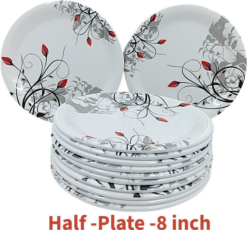 Melamine snacks half plate Set_New Half Plate-image-21