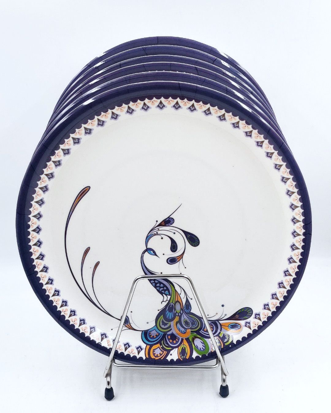 Melamine Dinner & Lunch Plate Round New Design Serving Plate Full Size 11 Inch Dinner Plate-image-46