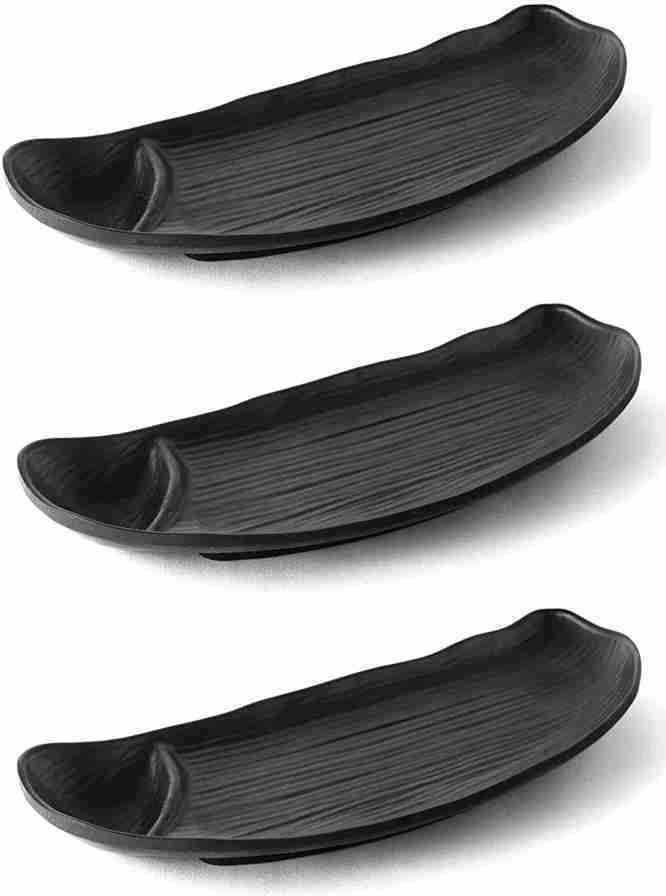 Melamine Momos Serving Platter Unbreakable Serving Dessert and Snacks Platter Tray-image-22
