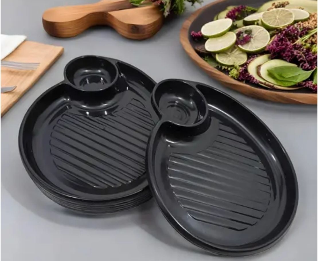 Serving plate pack of 6 Quarter Plate-image-7