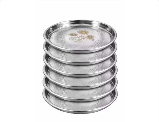 frotool kamcha bagri thali Dinner Plate-picture-0
