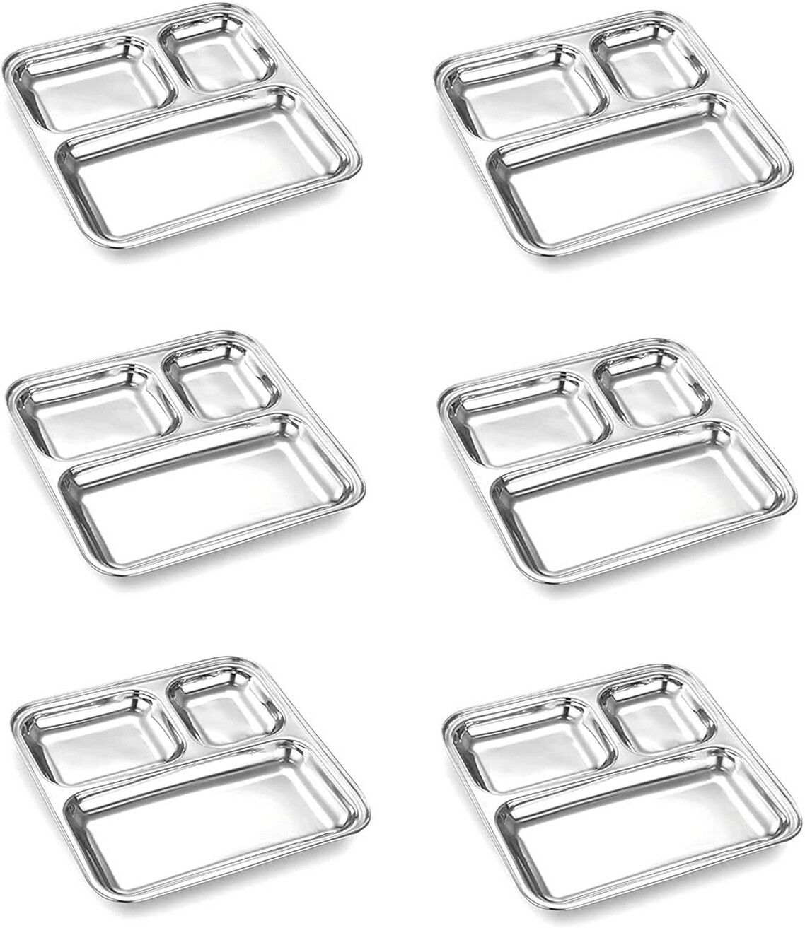 hm evotek Exel Large Tray, Set of 4, Red & Yellow Color, Made in India, MRV01799 Tray-picture-14