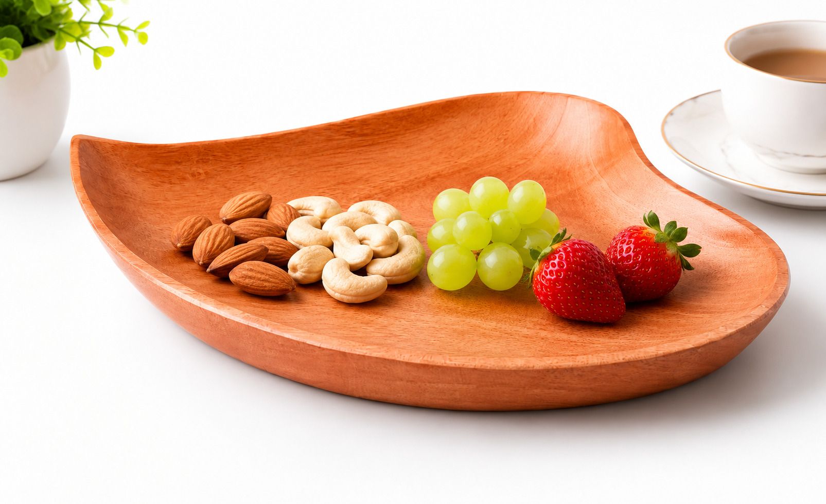 Multipurpose Serving Tray | Snack, Dry Fruit, Fruit,Jewelry & Cosmetic Organizer Half Plate-image-28