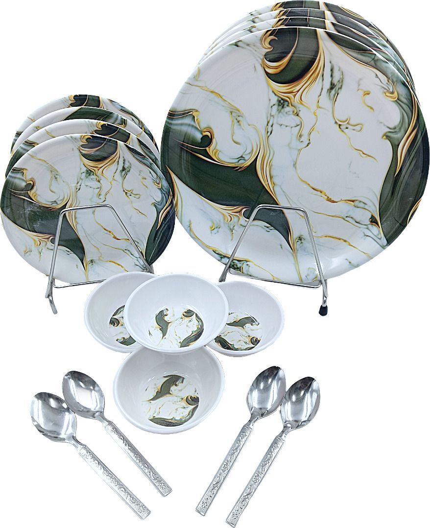 Melamine Dinner set Pack Of 16 pc_New Dinner Plate-image-11
