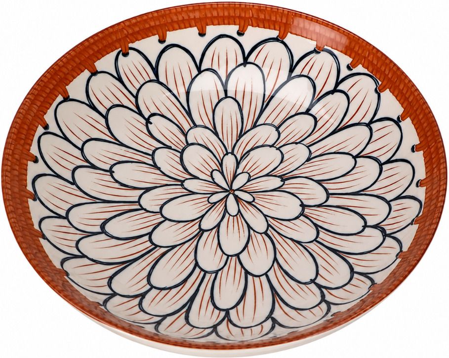 Ceramic Premium Glazed Floral Petals Ceramic Plate for Everyday Dining and Serving Dinner Set-image-38