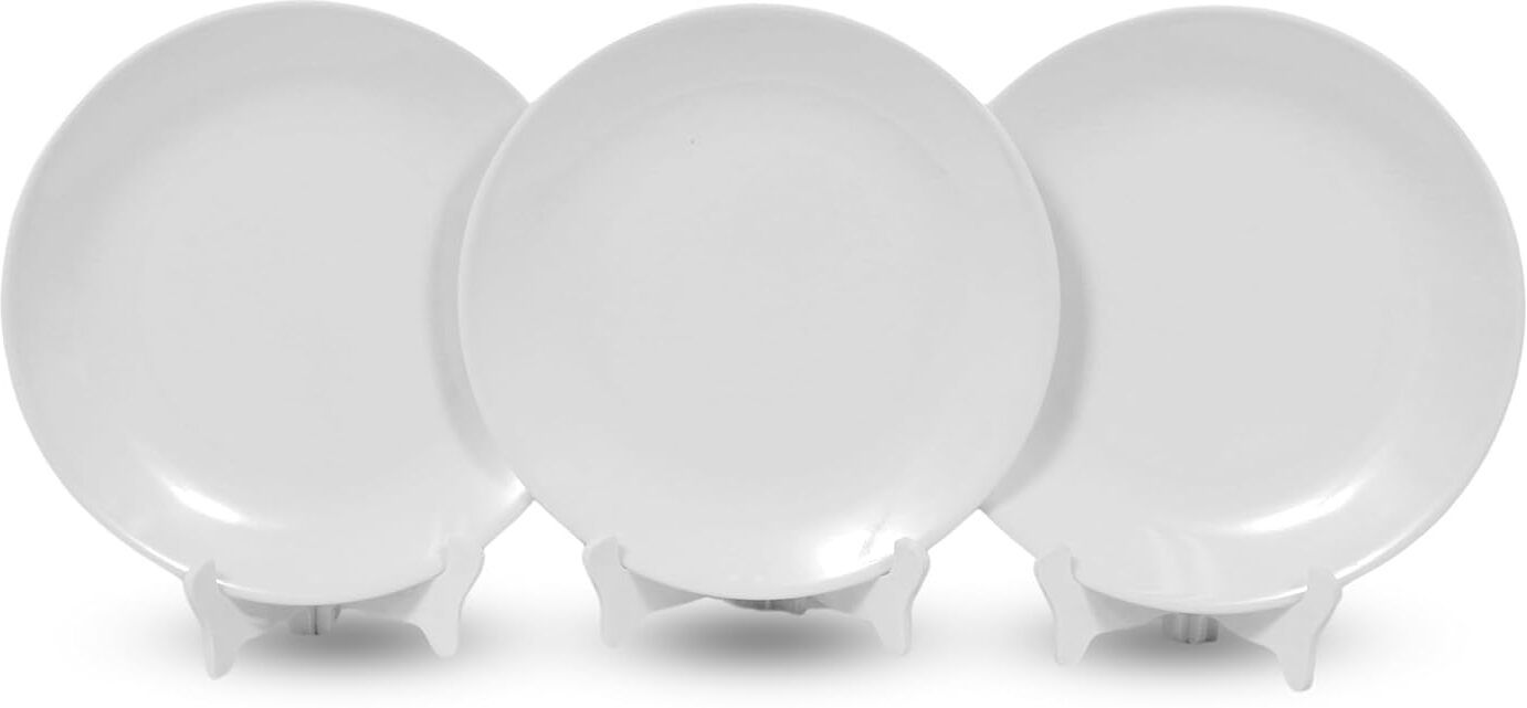 Melamine Dinner Plates Set of 3 | Unbreakable, Lightweight & Dishwasher Safe Dinner Plate-image-26