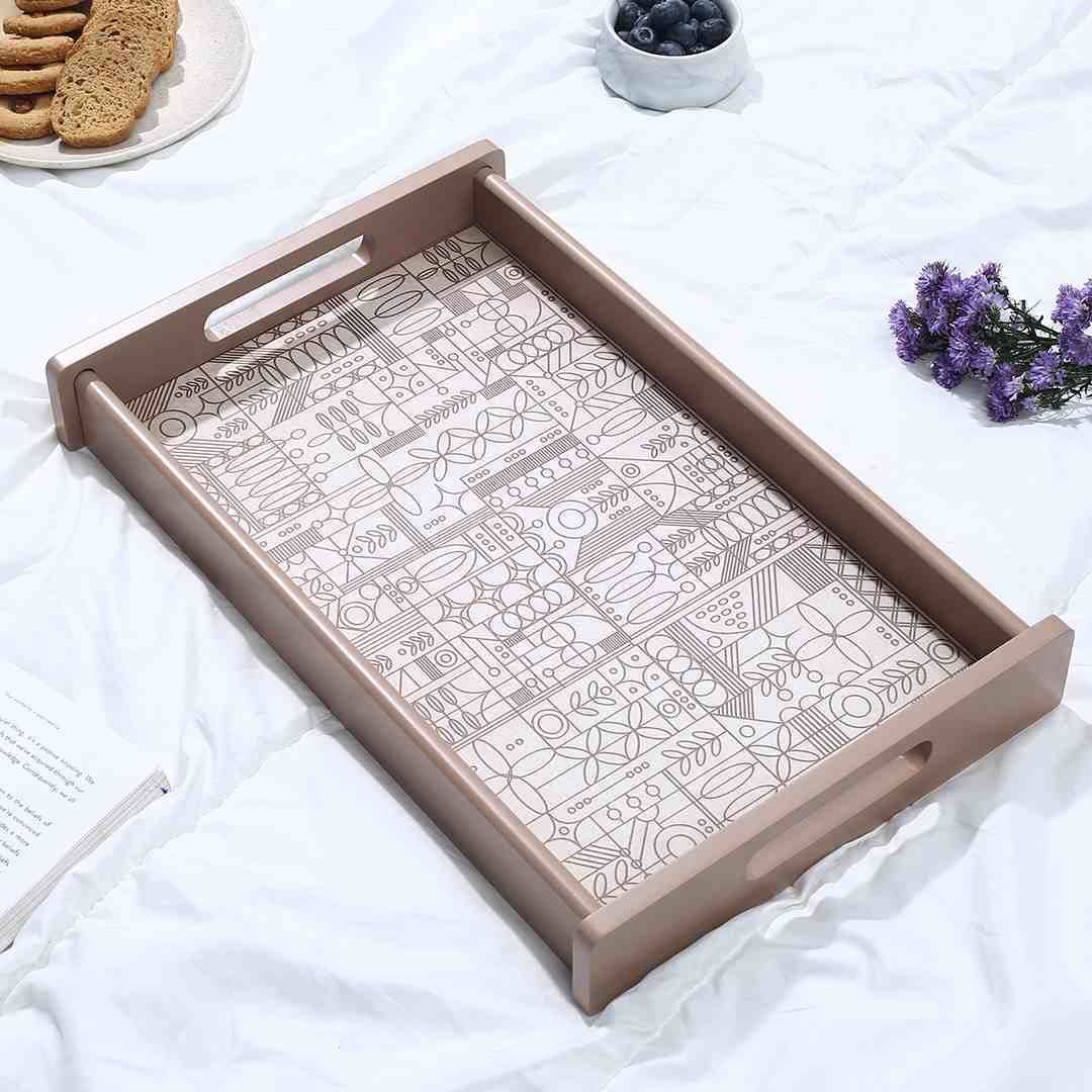 wonderchef Casablanca Medium Geometric Pattern Tray-picture-24