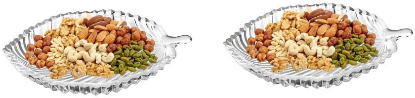 Decorative Glass Plate for Serving Dry Fruits, Snacks, Sweets & Chocolate Tray-image-22