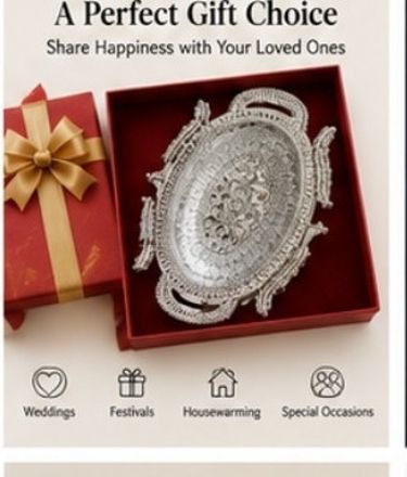 silver tray Tray-image-7