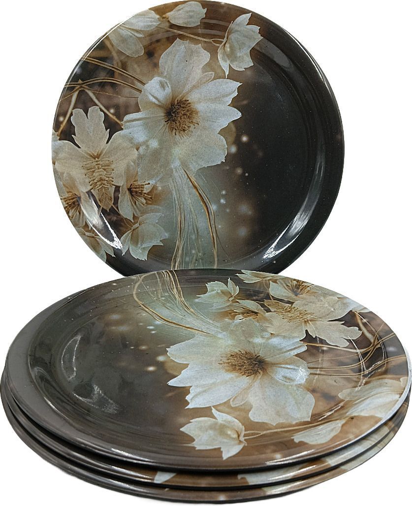 Melamine Heavy dinner plate set of 4 pcs vine New 04_New Dinner Plate-image-40