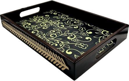 Wooden Serving Tray/Decorative/Multipurpose AHS-WOODENTRAY007_1128_2101 Tray