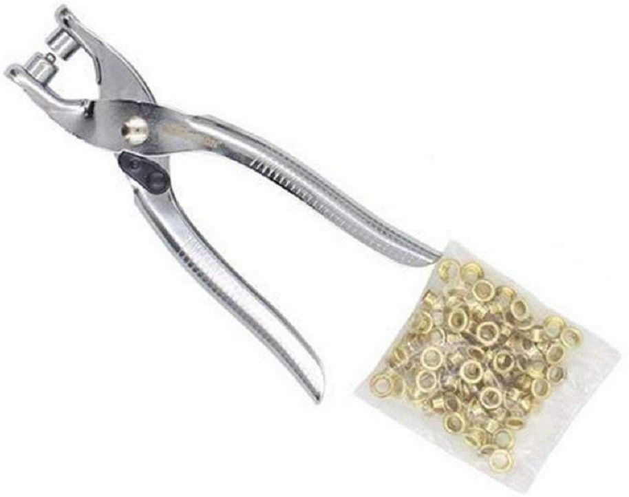 shuang you Multi-Function Leather Hole Punch Tool Eyelet Pliers Button Setter Tool Kit Pincer Plier-picture-30