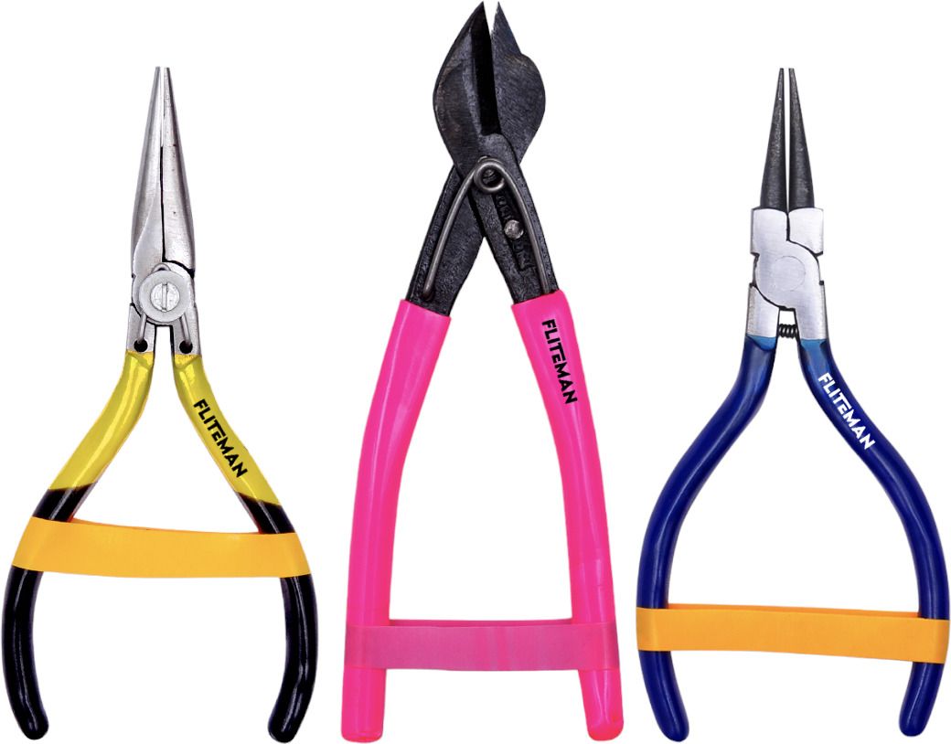 fliteman Jewellery And Quilling Making Plier And Cutter Round Nose Plier-picture-17