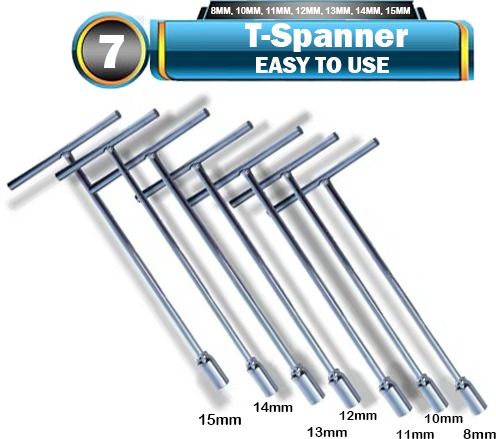 cvix CV7 STEEL T SPANNER - 8MM, 10MM, 11MM, 12MM, 13MM, 14MM, 15MM Slip Joint Plier-picture-28