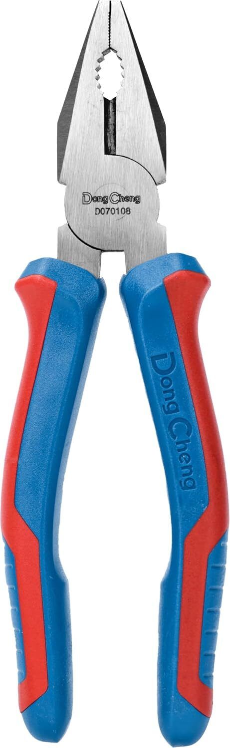 Dong Cheng Combination Pliers 6" / 150mm — Forged 55# Steel | 2-Color PVC Handle Lineman Plier-image-47