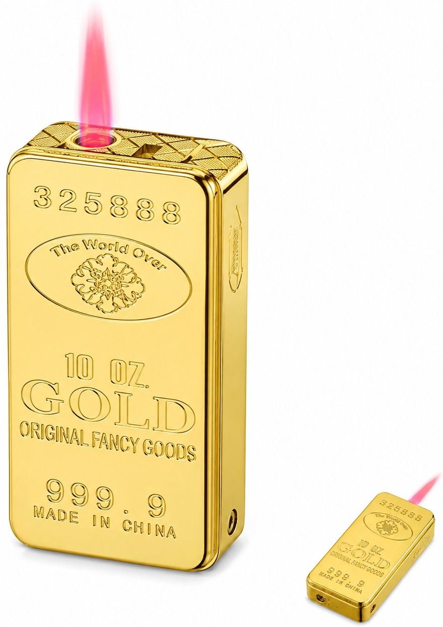 MS106A CIGARETTE LIGHTER GOLD Pocket Lighter-image-10