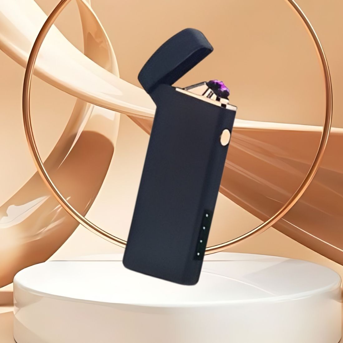 Cigarette Lighter Usb Rechargeable Lighter, Windproof Slim Coil Arc Lighter W113 Pocket Lighter-image-41