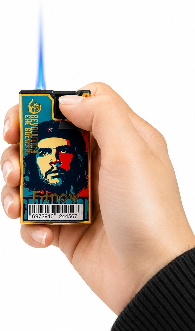bm enterpriise Che Guevara Edition Refillable Pocket Gas Lighter Consistent flame suitable Pocket Lighter-picture-28