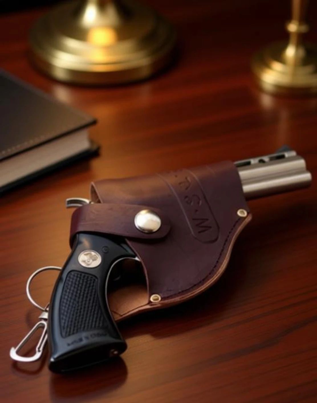 iris grape ® Revolver Pistol Shaped Mini Pocket Cigarette Lighter Windproof & Refillable Butane Gas Pocket Lighter-picture-46