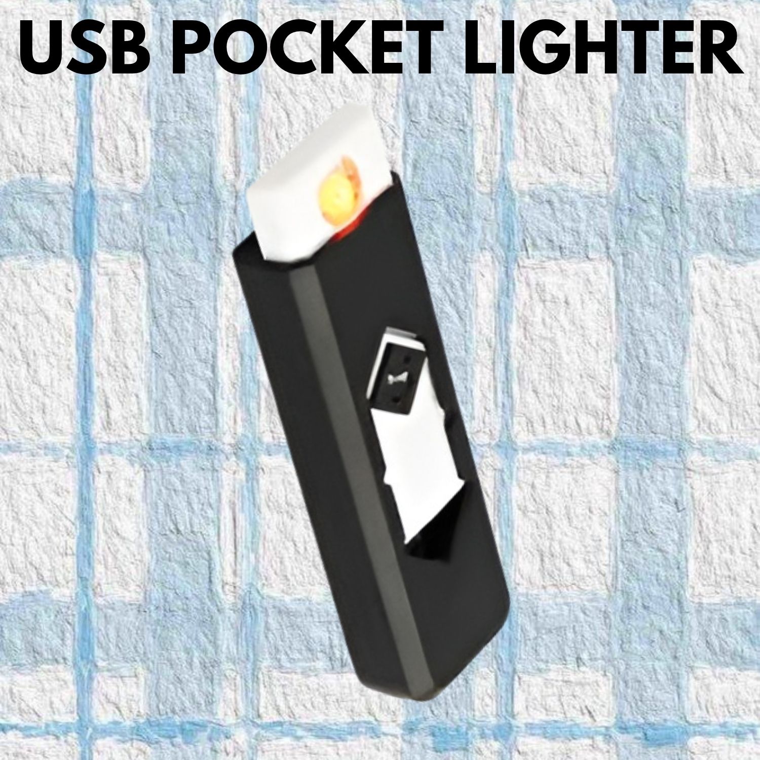 sacro Electronic Cigarette Lighter USB Rechargeable Portable Lighter for Car/PartyH133 Electronic Cigarette Lighter USB Rechargeable Portable Lighter for Car/PartyH133 Pocket Lighter-picture-3