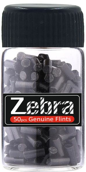 50 Pieces Black Flints Genuine Lighter Flint/ Stone/ Patthar Suitable to all Zippo, Earth and Wheel Pocket Lighter