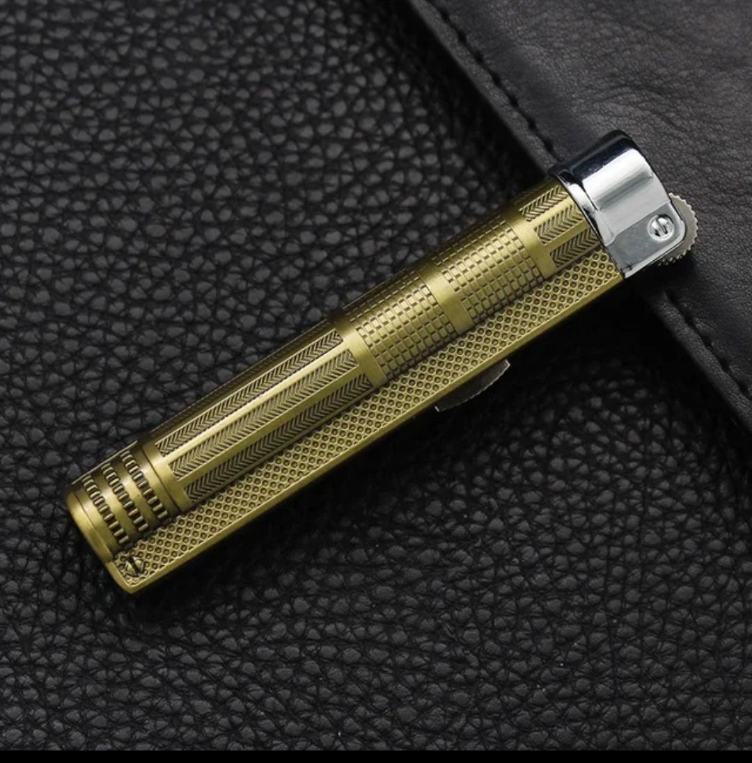 FT-6 Classy Gold Pocket Lighter-image-13