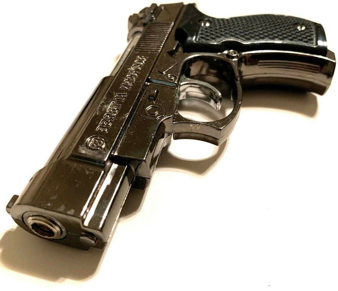 ala flame FIRST Mini Pistol Gun Lighter Beretta M92G Gun Shaped Jet Flame Cigarette Lighter Pocket Lighter myfirstdot Pocket Lighter-picture-19