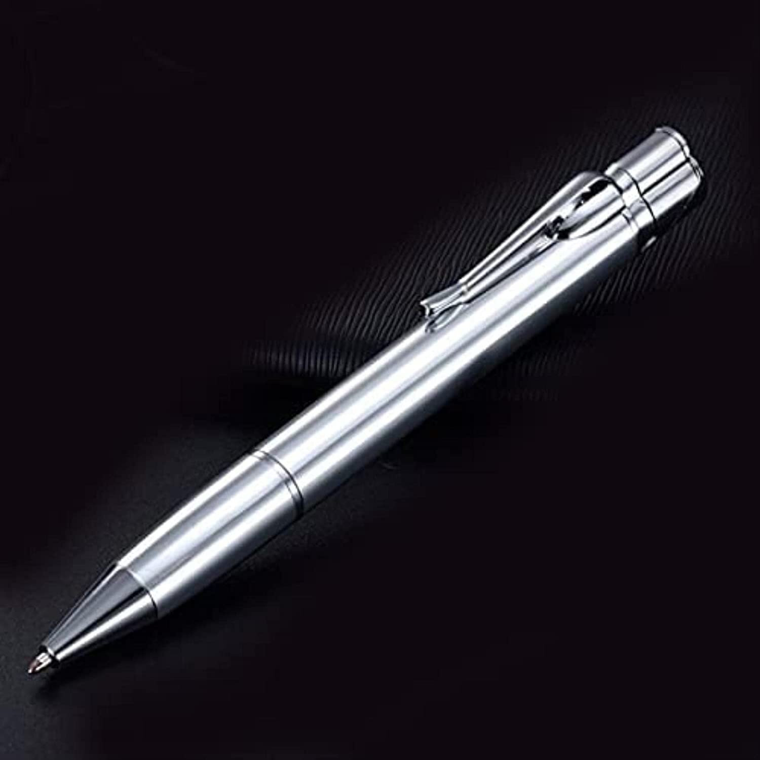 marrone 2 in 1 Ball Point Pen Shape Windproof Ultra Thin Lighter 2 in 1 Pen Lighter Pocket Lighter image 1