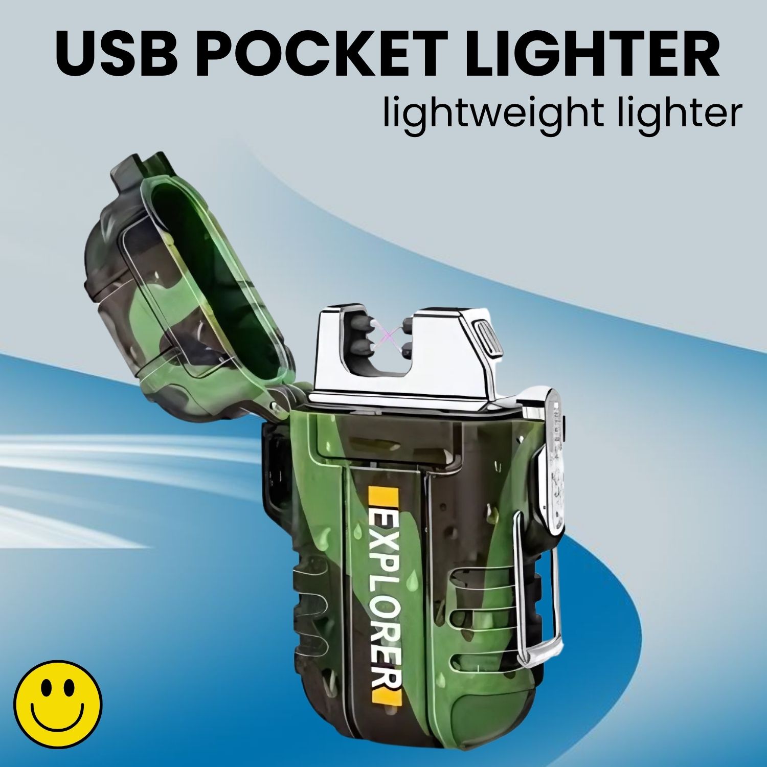 Explorer USB Rechargeable Lighter FlamelessARC Waterproof Pocket SizeLighterR195 Explorer USB Rechargeable Lighter FlamelessARC Waterproof Pocket SizeLighterC195 Pocket Lighter-image-25