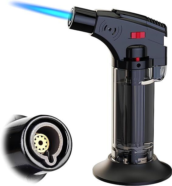 Lighter Refillable Butane Torch Lighter – Adjustable Flame Jet Burner Pocket Lighter-image-2