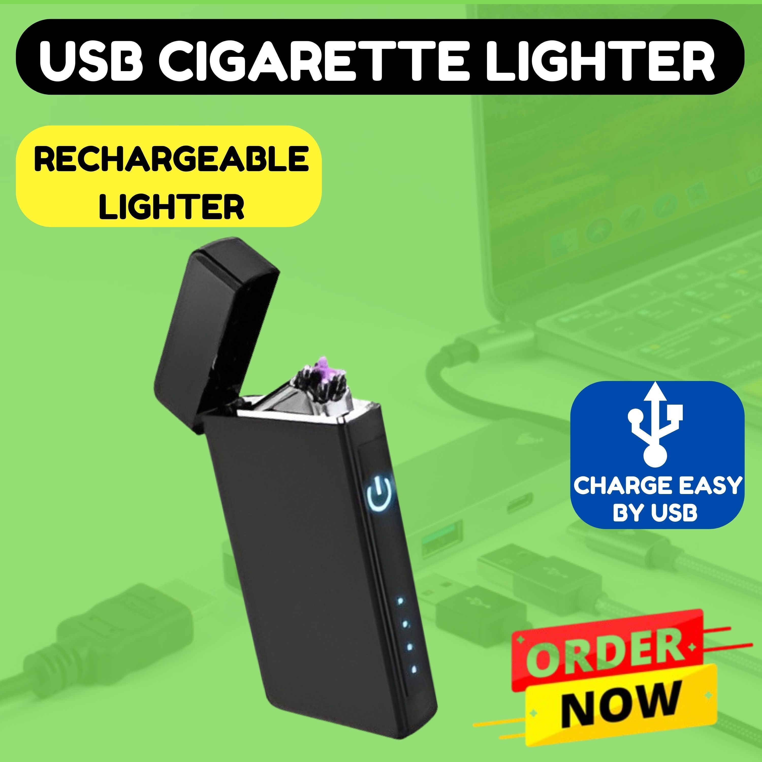 Stylish Lighter Electric Arc Plasma Lighter, USB Rechargeable for CigaretteK510 Pocket Lighter-image-29