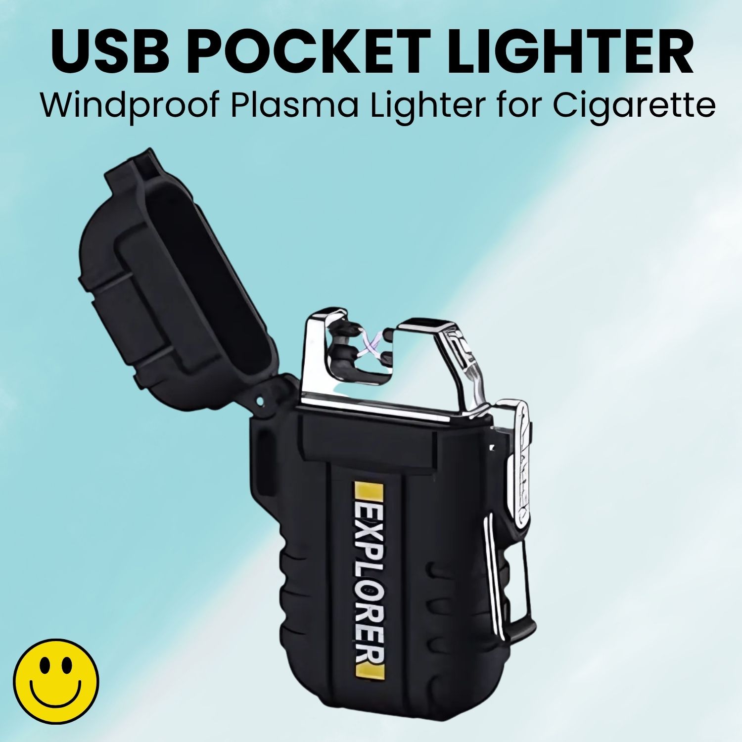 Explorer USB Rechargeable Lighter FlamelessARC Waterproof Pocket SizeLighterT264 Explorer USB Rechargeable Lighter FlamelessARC Waterproof Pocket SizeLighterC264 Pocket Lighter-image-26