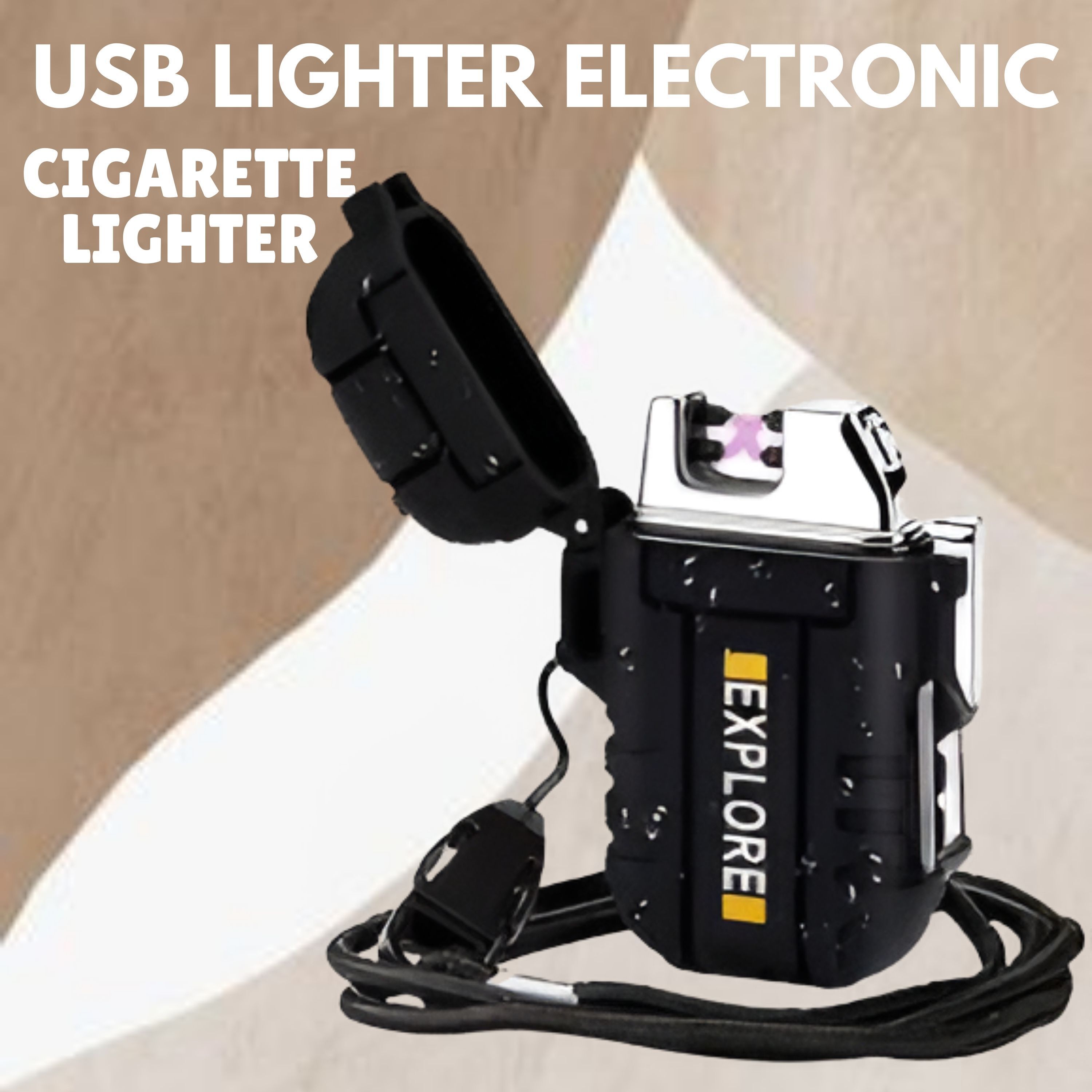 clairbell Explorer USB Cigaratte Lighter, Windproof Flameless ARC Rechargeable LighterI131 Pocket Lighter-picture-15