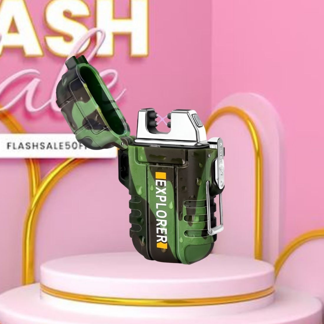 Cigarette Lighte Explorer USB Rechargeable Waterproof Pocket Size Lighter VS300 Pocket Lighter-image-45