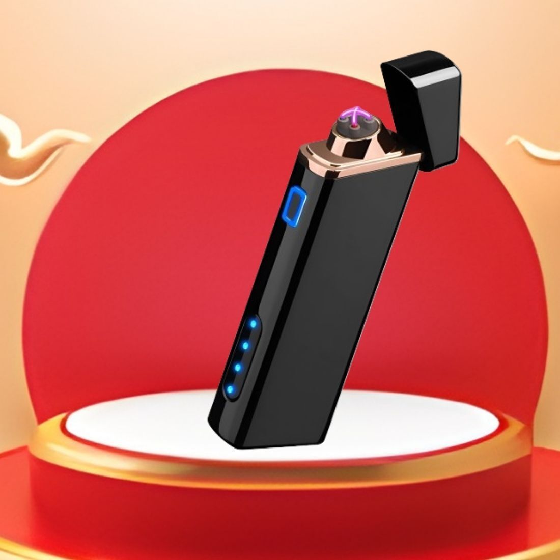 clairbell Cigarette Lighter Usb Rechargeable Lighter, Windproof Slim Coil Arc Lighter W104 Pocket Lighter-picture-13