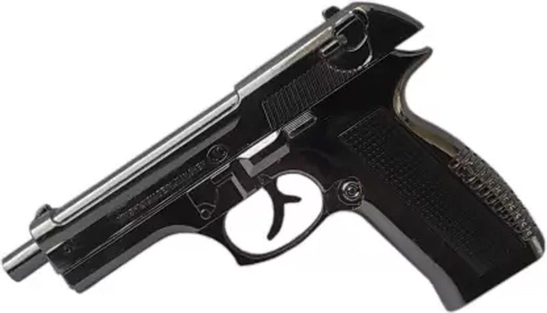 bikrify Gun Lighter Stylish Metal Body Red Flame Heavyweight 608 Gun Lighter Reffilable Outdoor And Indoor Pocket Lighter-picture-23