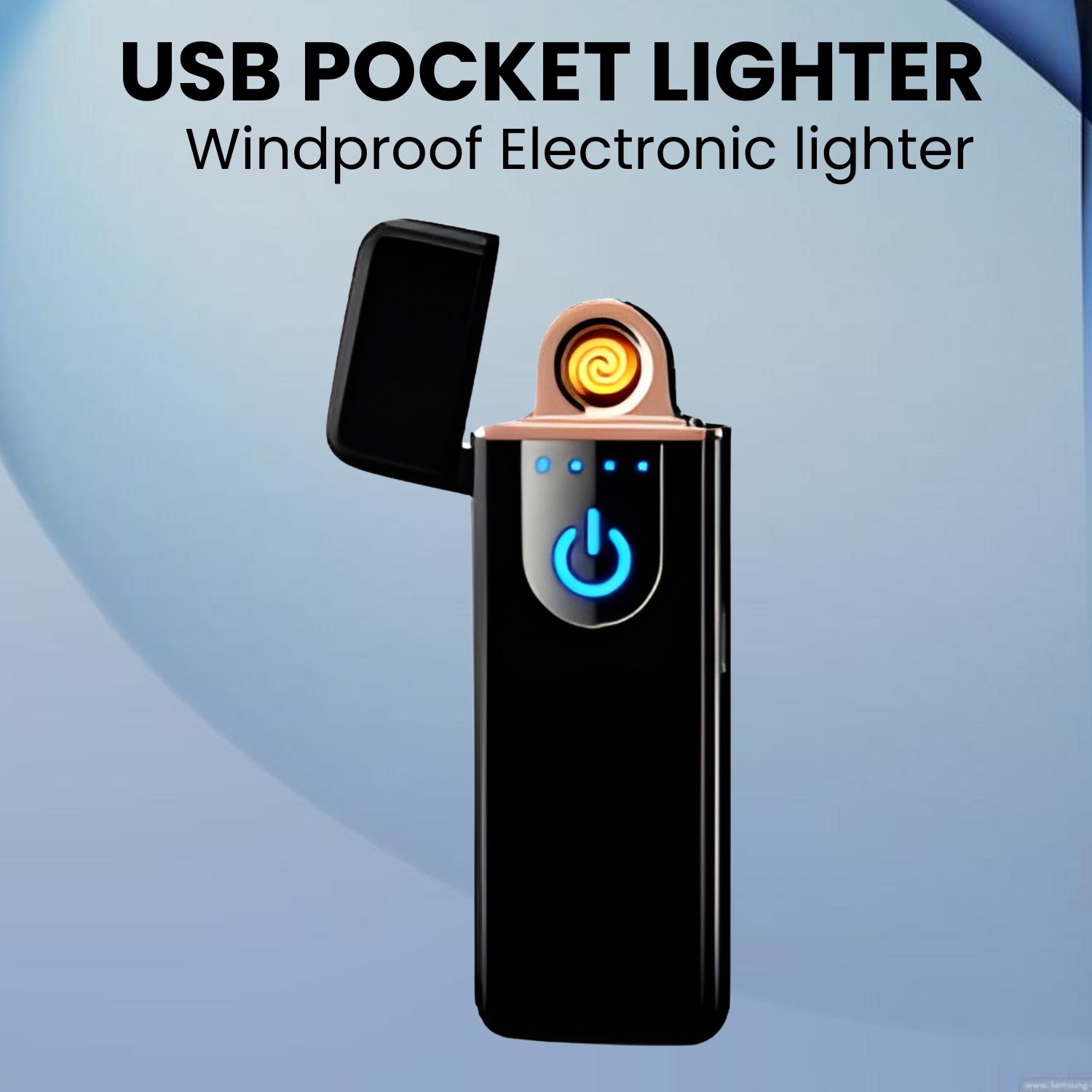 sacro USB (Cigarette Lighter) for Smoking Windproof Slim Lighter with FingerprintE164 USB (Cigarette Lighter) for Smoking Windproof Slim Lighter with FingerprintE164 Pocket Lighter-picture-6