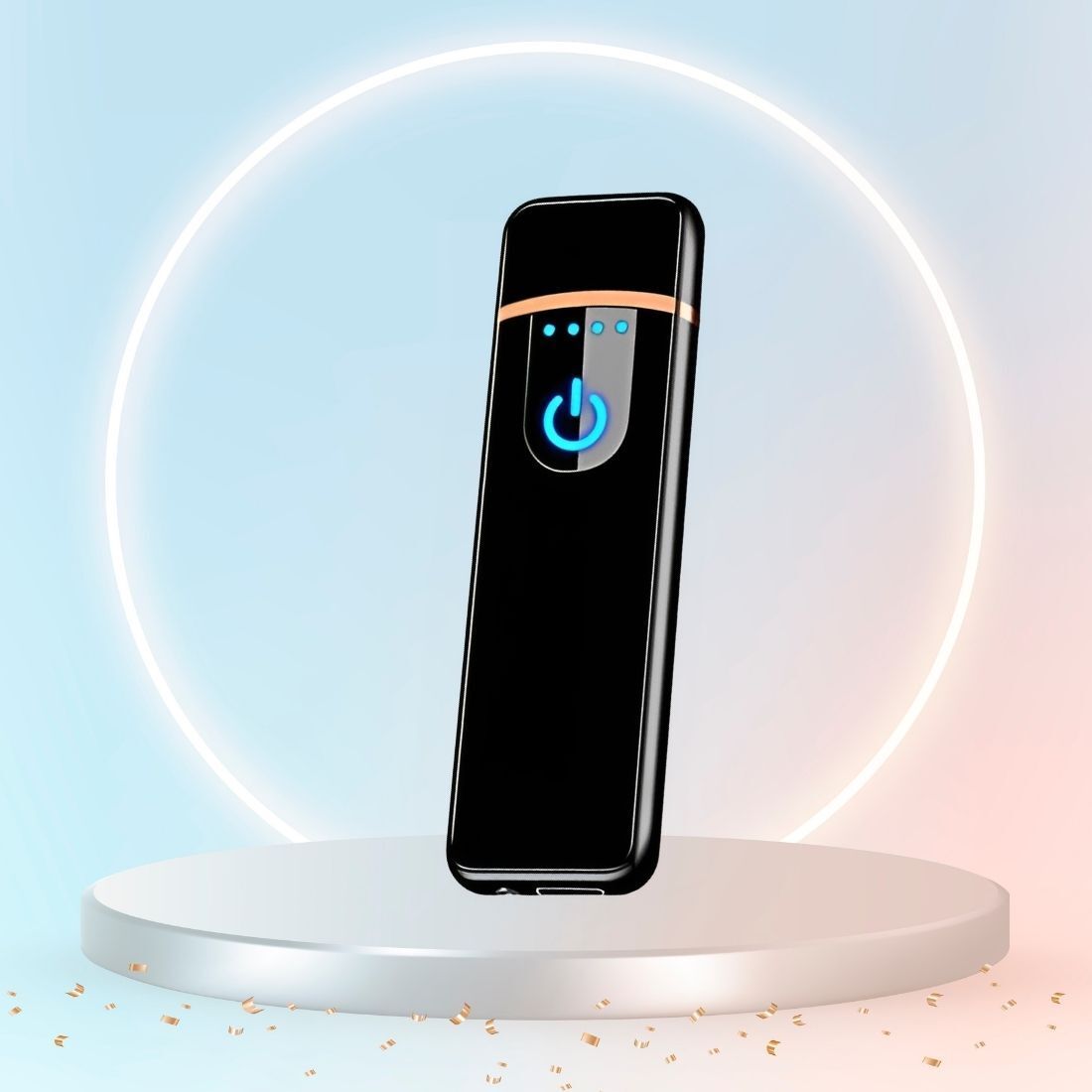 frony Cigarette Lighter Finger Touch Lighter With Indicator Light Usb RechargeableT7 Pocket Lighter-picture-2
