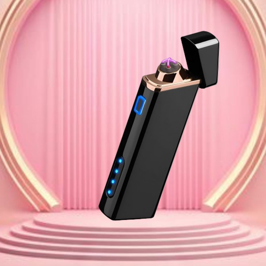 clairbell Cigarette Lighter Usb Rechargeable Lighter, Windproof Slim Coil Arc Lighter W102 Pocket Lighter-picture-12