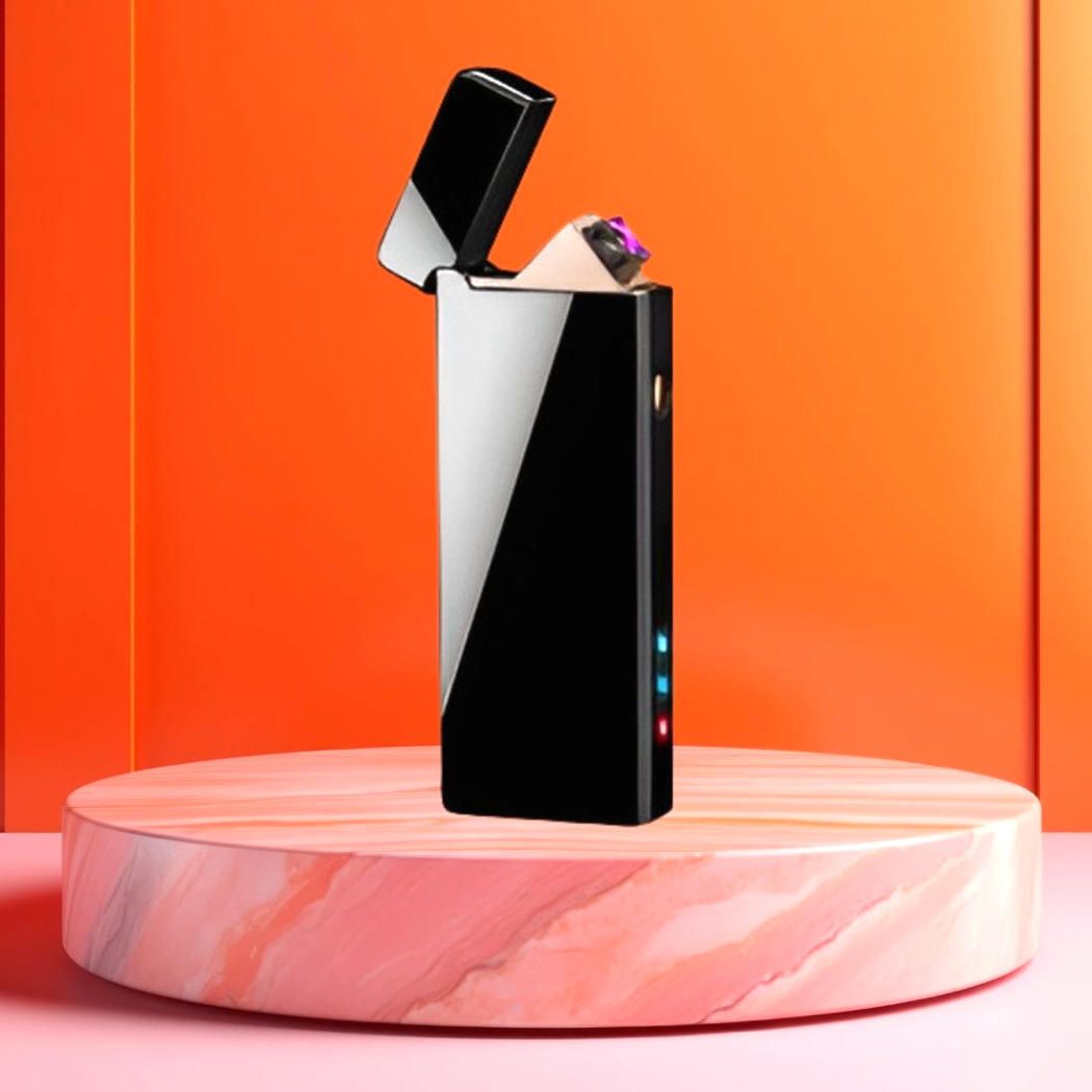 Cigarette Lighter Usb Rechargeable Lighter, Windproof Slim Coil Arc Lighter B114 Pocket Lighter-image-20