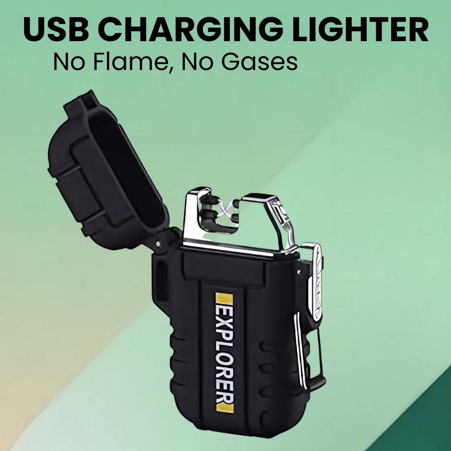 clairbell Explorer USB (Cigaratte Lighter)Windproof Flameless ARC Rechargeable LighterT339 Explorer USB (Cigaratte Lighter)Windproof Flameless ARC Rechargeable LighterT339 Pocket Lighter-picture-12