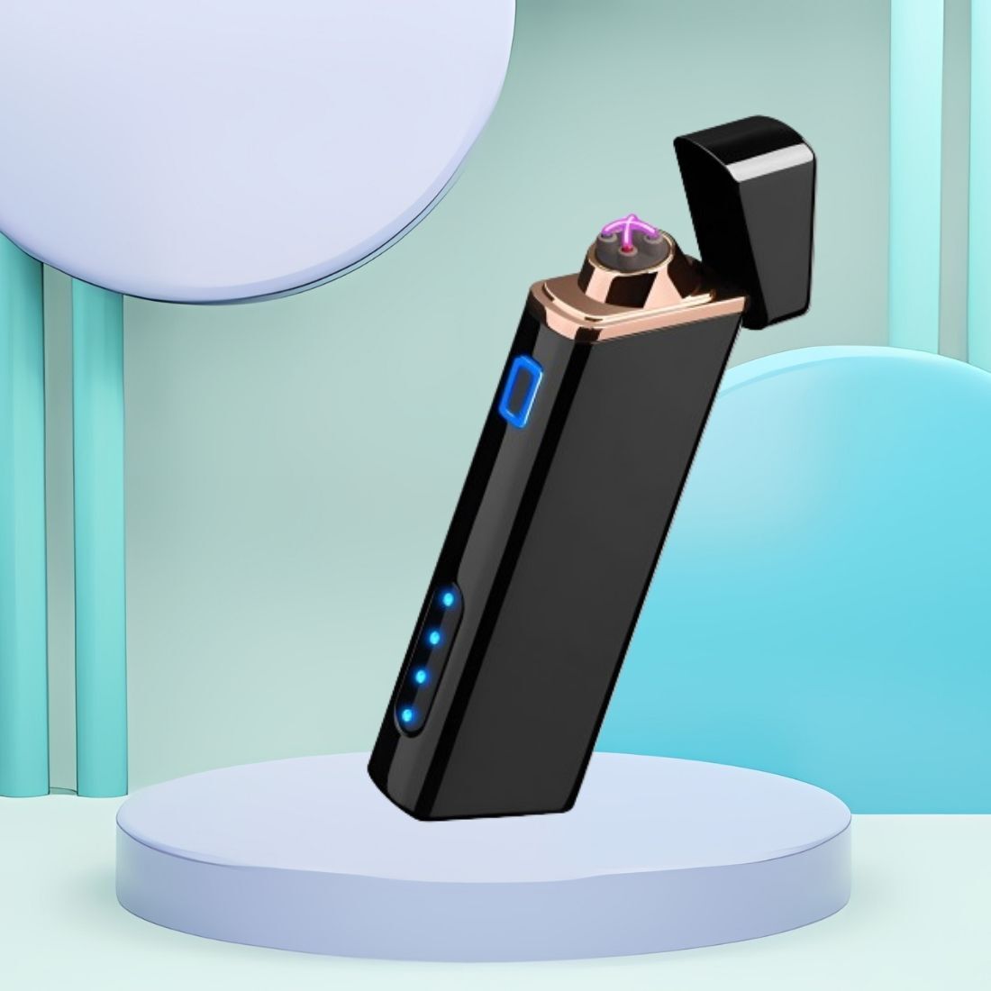 Cigarette Lighter Usb Rechargeable Lighter, Windproof Slim Coil Arc Lighter W155 Pocket Lighter-image-32