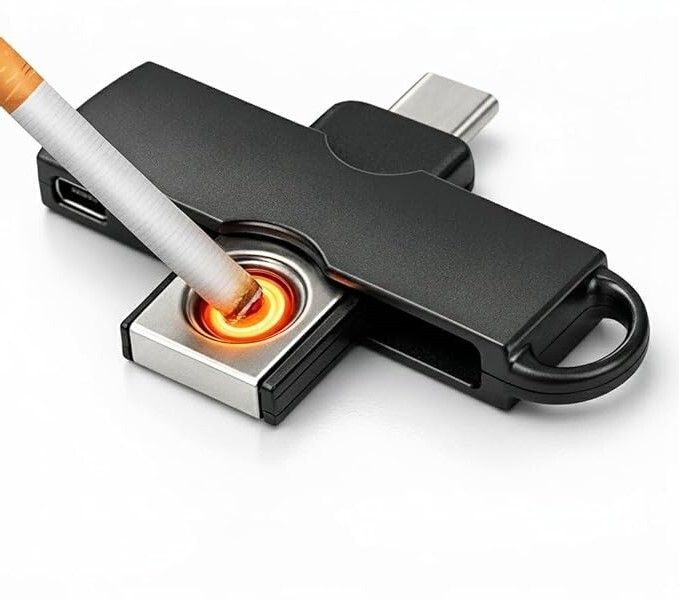 msvtradess phone powered lighter | USB-C cigarette lighter Electric Cigarettes Lighter, Mini USB OTG Type C Port Plug Adapter Pocket Lighter-picture-13