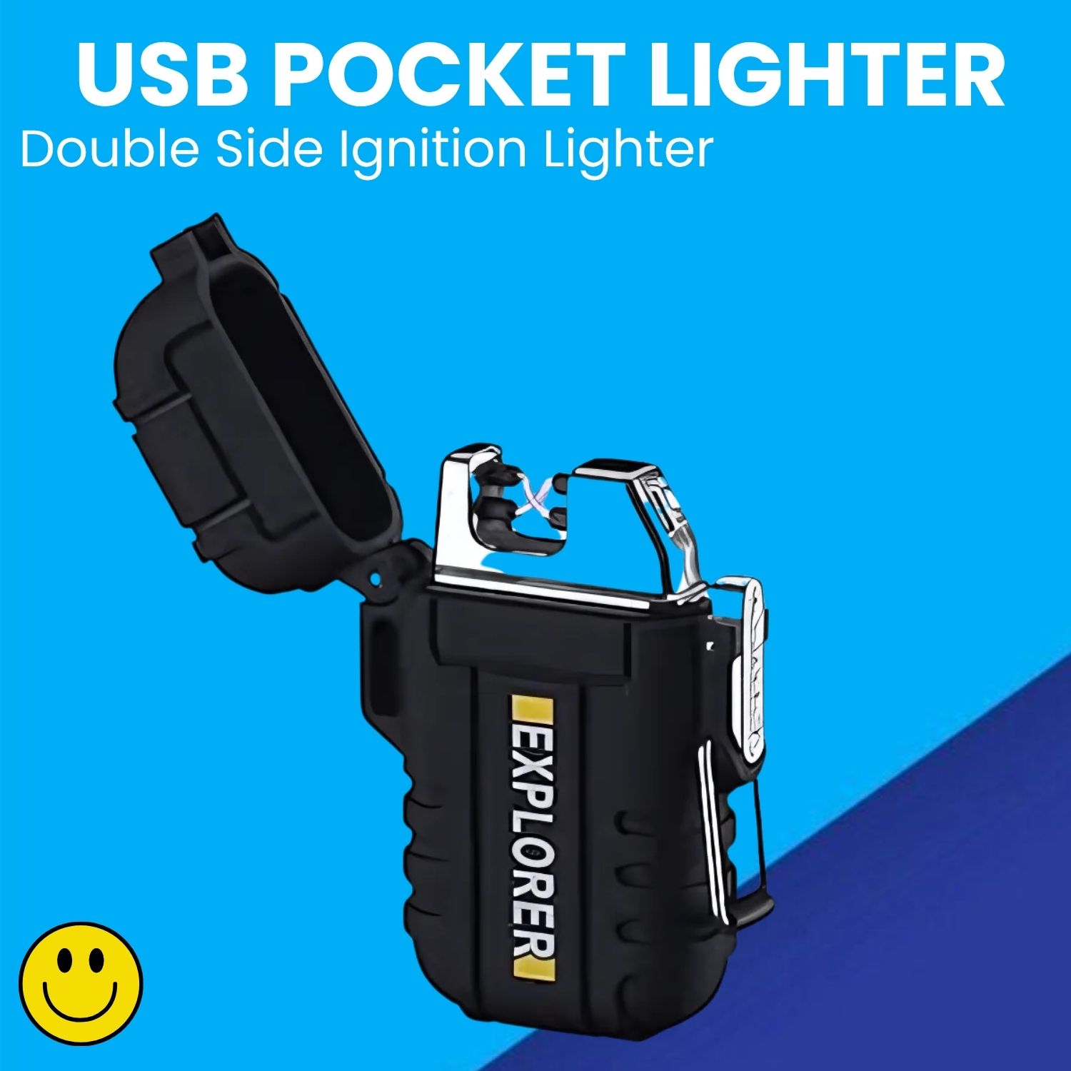 Explorer USB Rechargeable Lighter FlamelessARC Waterproof Pocket SizeLighterT30 Explorer USB Rechargeable Lighter FlamelessARC Waterproof Pocket SizeLighterC30 Pocket Lighter-image-29