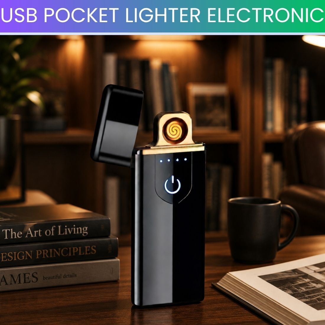 frony Touch USB Rechargeable Electric Arc Lighter for Everyday Use EZ401 Pocket Lighter-picture-48