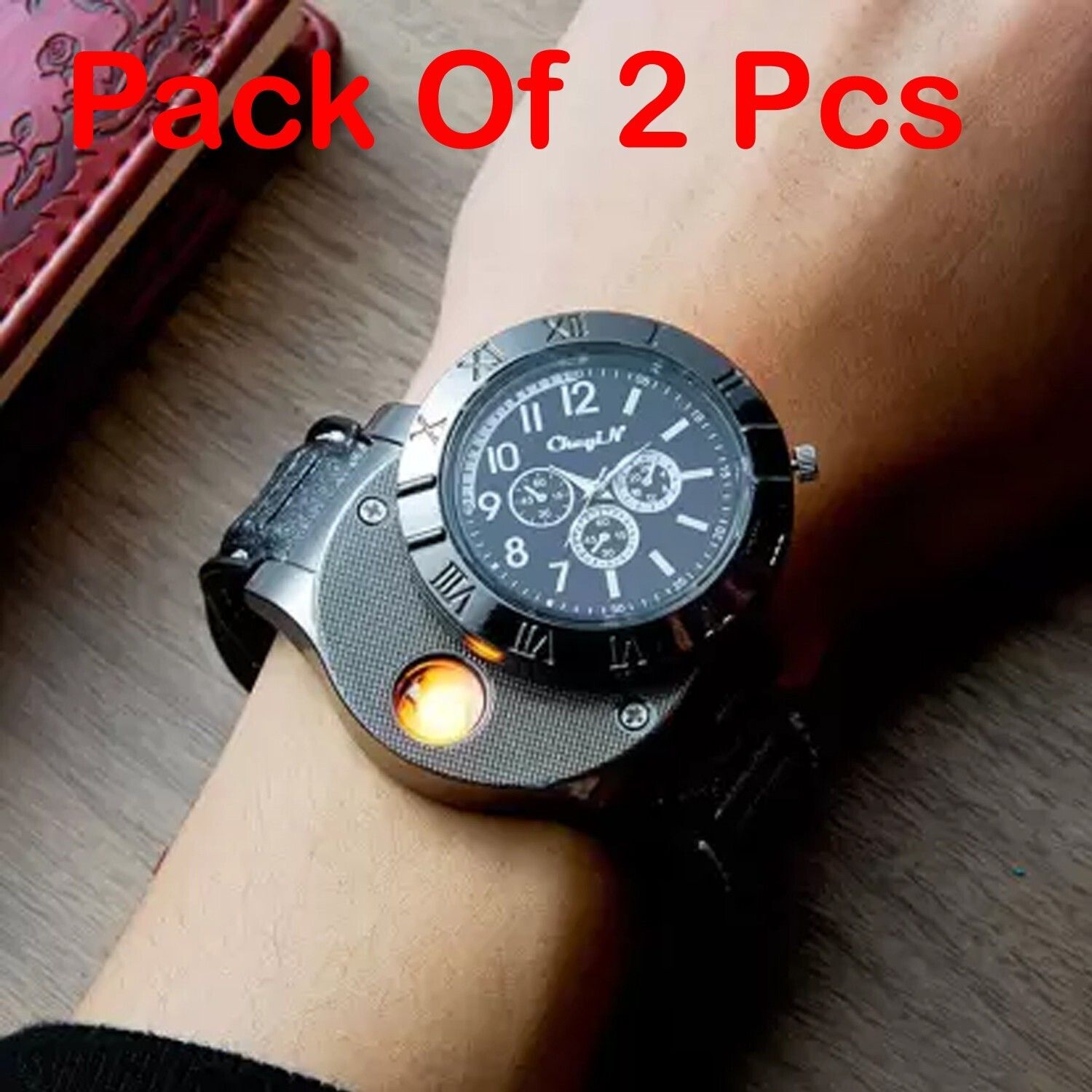 ala flame USB Charging Cigarette hand Watch Electronic Watch lighter Multi-function Electric Cigarette Visit Website www.myfirstdot.com Pocket Lighter-picture-12