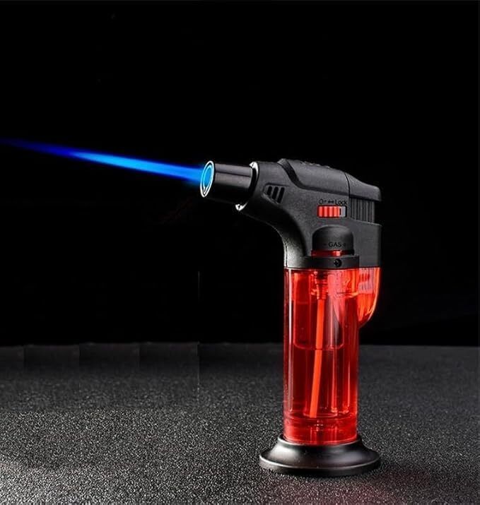 Cigar Cigarette Heavy Single Jet Flame Lighter Adjustable Flame Lock with Lighter Stand Multi Outdoor lighter Pocket Lighter-image-33